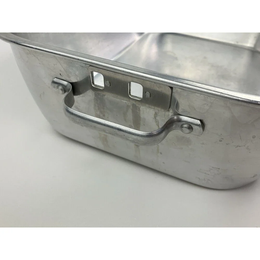 Wear Ever Aluminum Two Piece Roaster Dutch Oven Top #918 Bottom #818 USA